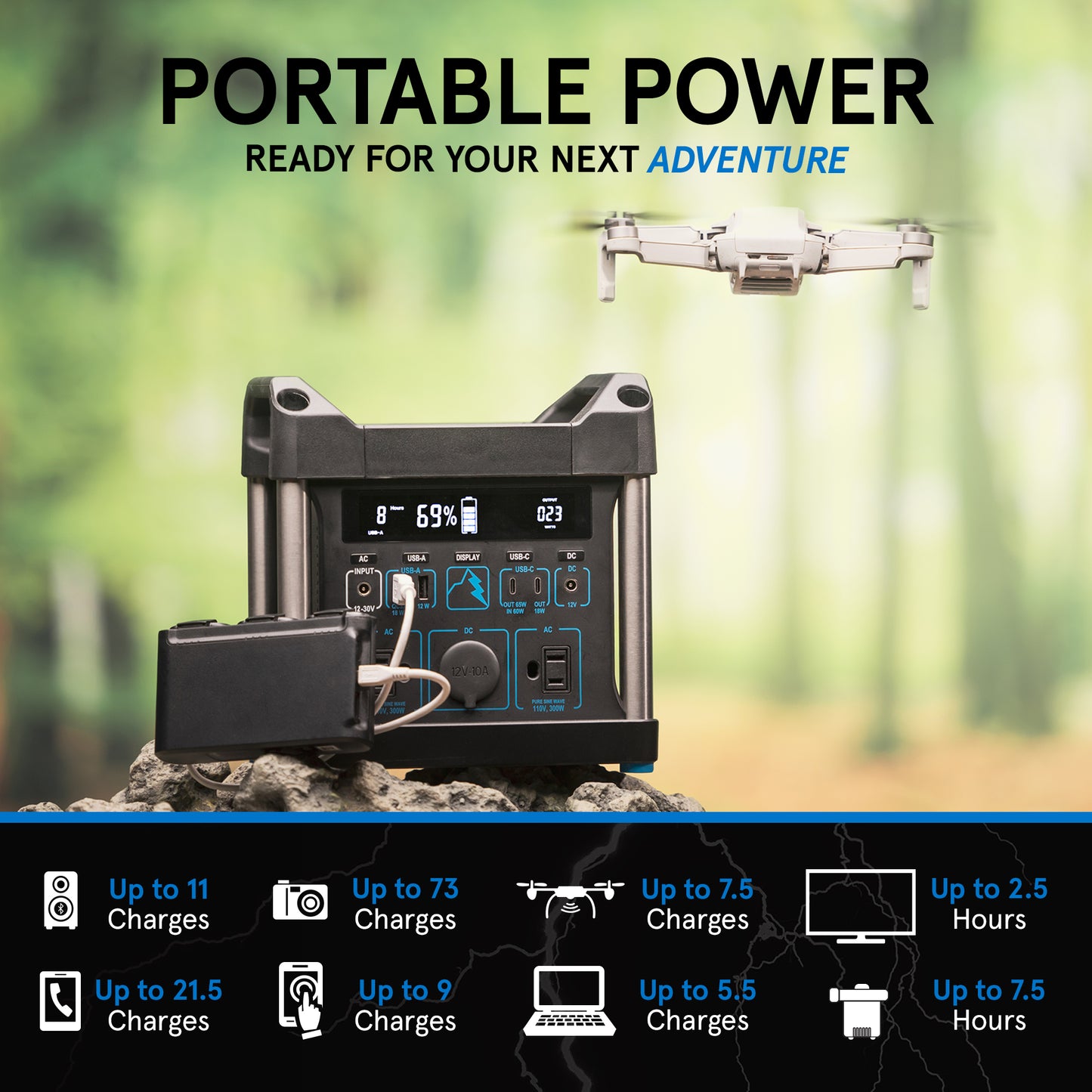 Power Ridge® X-300 Power Station