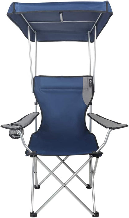 Portal® Quad Folding Camp Chair with Adjustable Canopy Shade