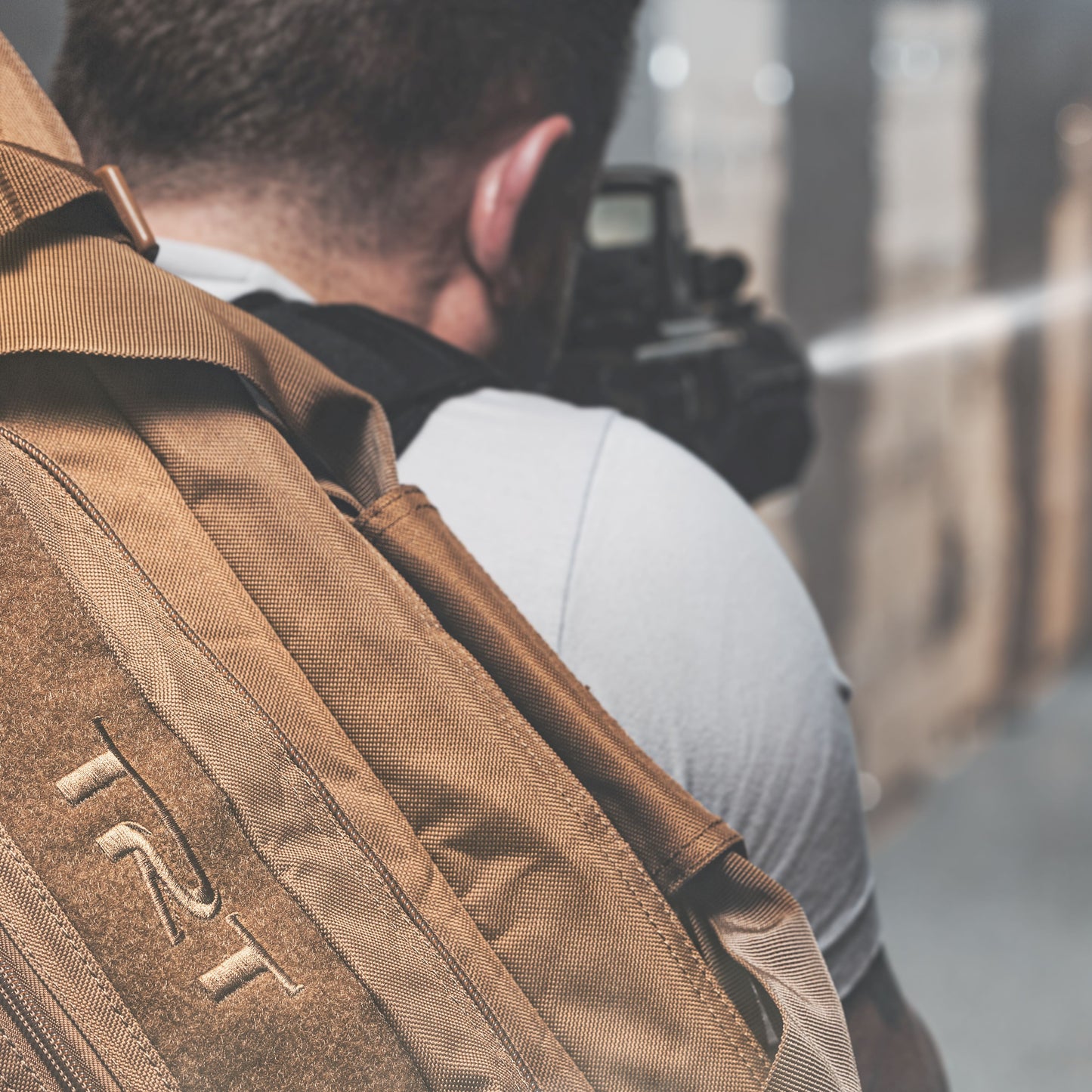 TRT 42" Soft Double Rifle Case w/ Molle, Coyote