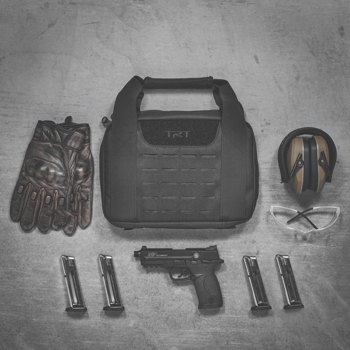 TRT Soft Single Pistol Case w/ Molle, Large
