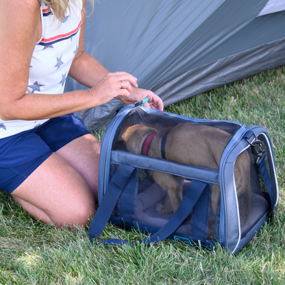Timber Ridge® Two-Sided Pet Duffel Bag Carrier with Removeable Bed