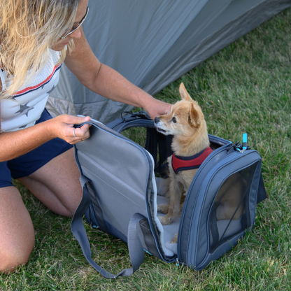 Timber Ridge® Three-Sided Entry Pet Duffel Carrier with Removable Bed