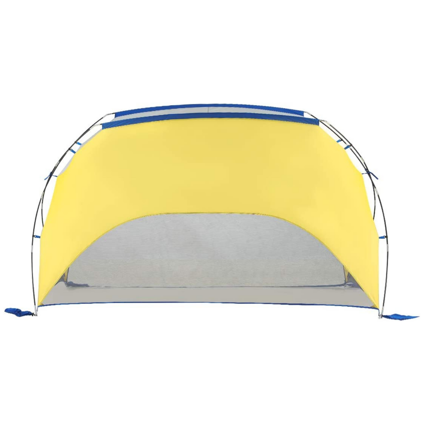 Portal® 9' x 6' Easy-Up Sun Shelter with Included Carry Bag, Yellow/Blue