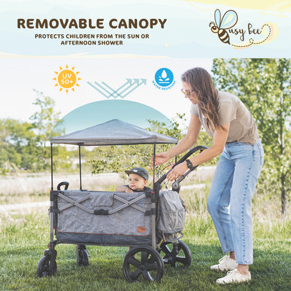 Busy Bee® Metro 2-Seat Stroller Wagon for Kids