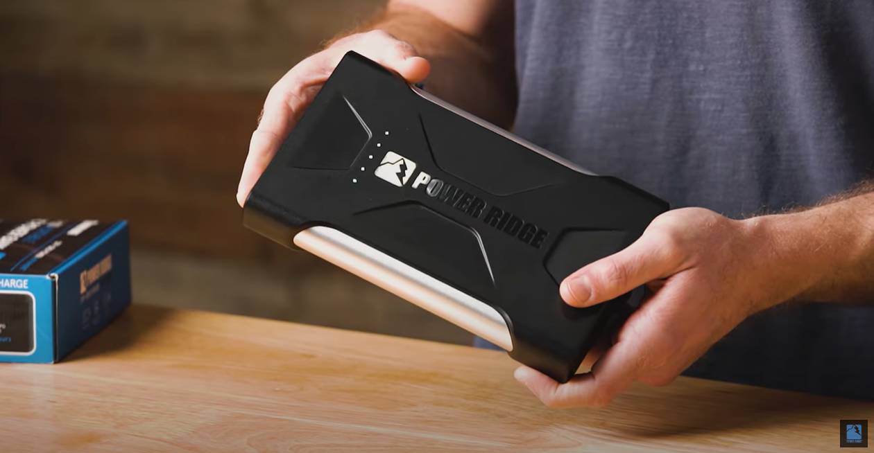 Load video: Video of a man describing the features and benefits of the X-100 power bank.