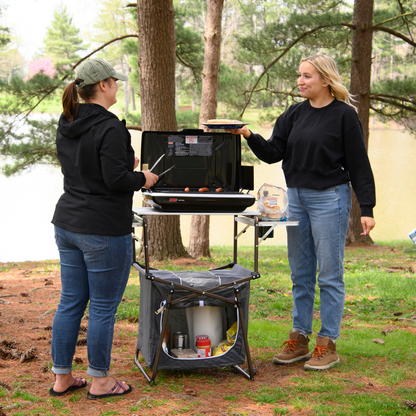 Timber Ridge® Poplar Camp Table, Gray