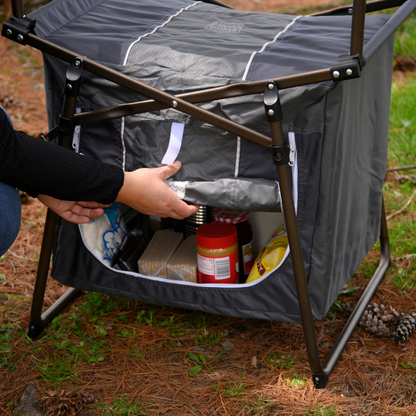 Timber Ridge® Poplar Camp Table, Gray