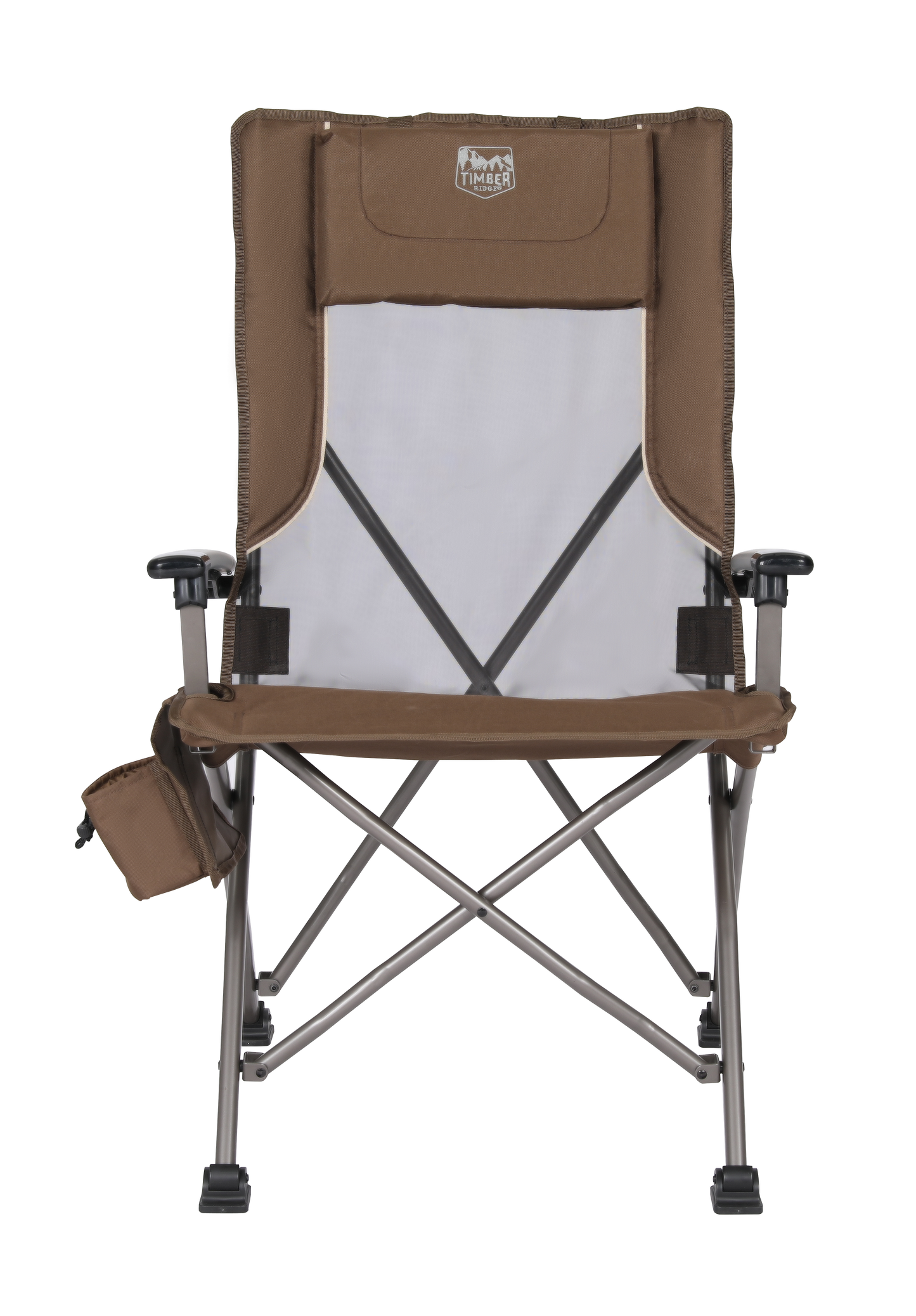 Timber Ridge® High Back Folding Chair, Brown