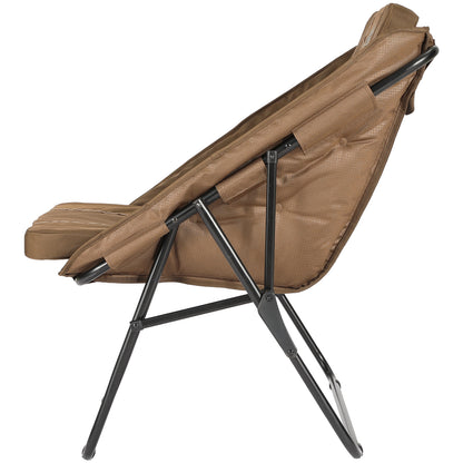Timber Ridge® Folding Chair with Pet Mat, Brown
