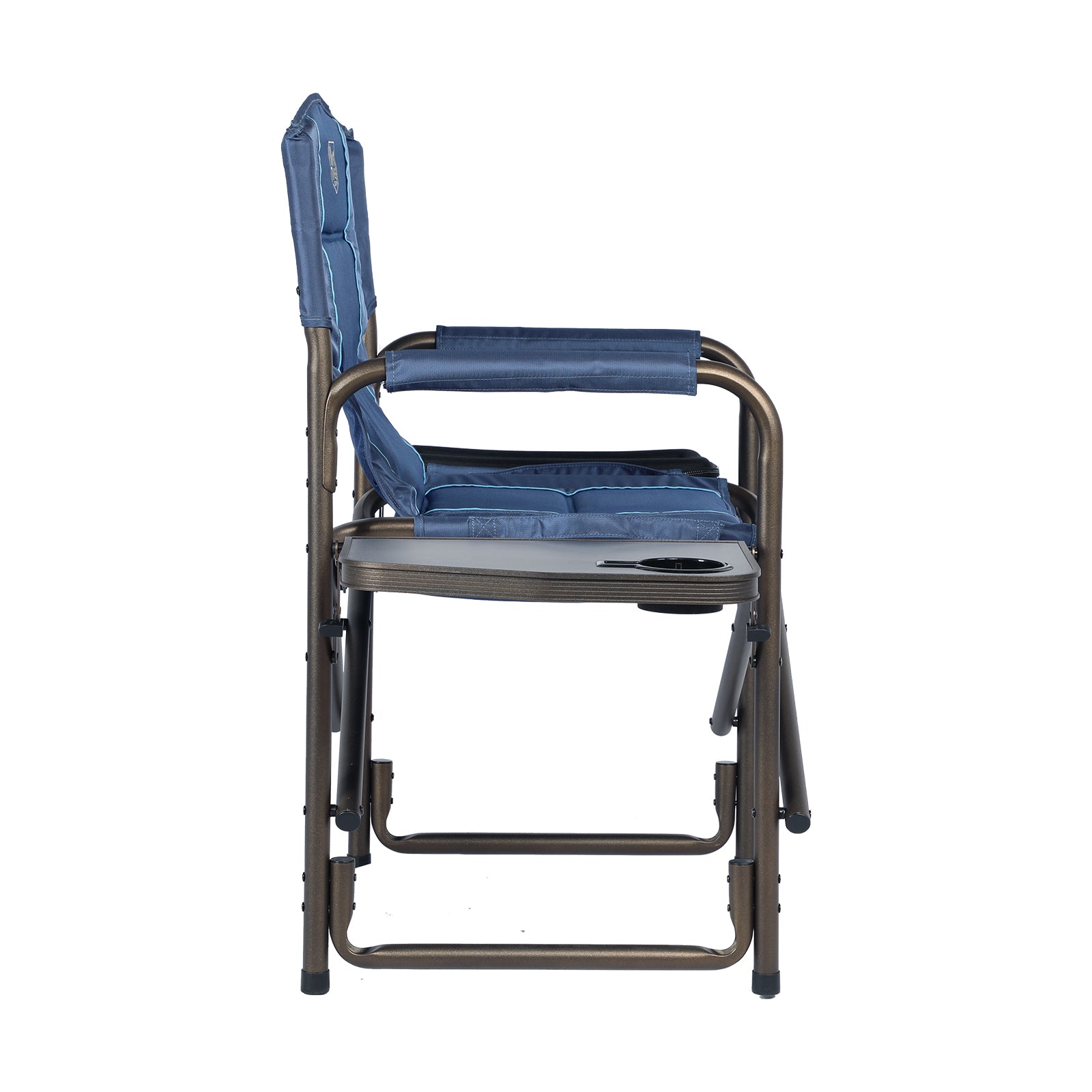 Timber Ridge Laurel Director s Chair with Cooler and Side Table Blue