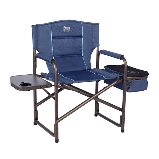 Timber Ridge® Laurel Director's Chair with Cooler and Side Table, Blue